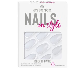 Essence nails in style artificial nails #15-keep it basic 12 u