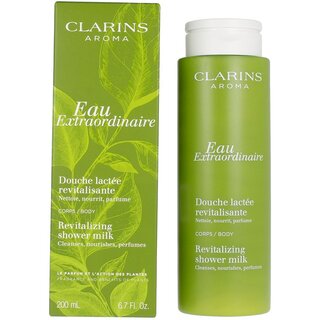 Clarins eau extraordinaire revitalizing shower milk 200 ml