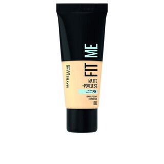 Maybelline fit me matte+poreless foundation #110 30ml