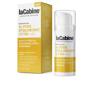 La Cabine 5x pure hyaluronic facial fluid cream spf50 30ml