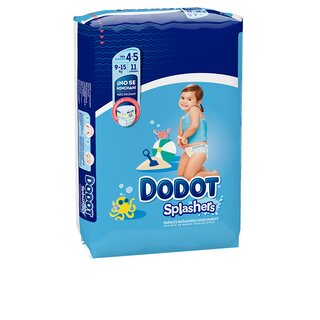 Dodot dodot splashers disposable swimsuit t4-5 9-15 kg 11 u