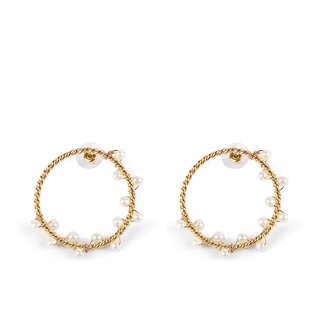 Shabama shima earrings #bright gold 1 u