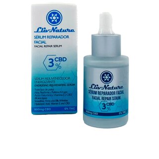 Llivnature 3% cbd facial repair serum 30 ml