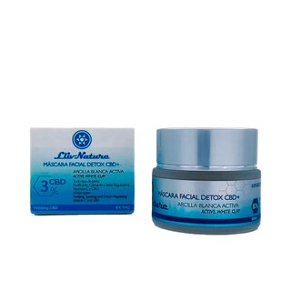 Llivnature 3% cbd detox facial mask 50 ml