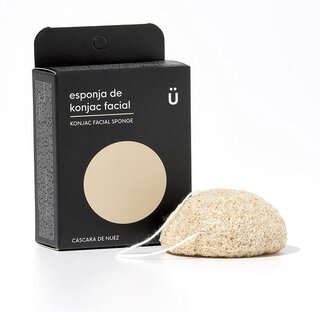 Naturbrush konjac facial sponge walnut shell 15 gr
