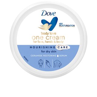 Dove nourishing cream face body and hands dry skin 250 ml