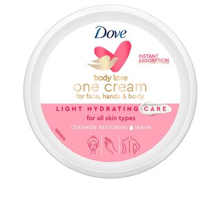 Dove light hydrating cream face, body and hands 250 ml
