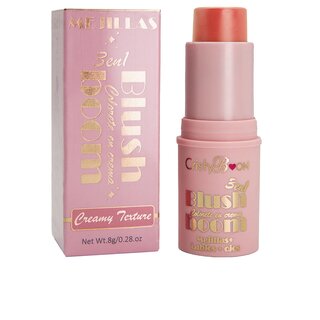 Cristyboom blush boom cream blush 3 in 1 #sweet peach 8 gr