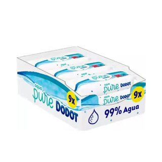 Dodot Dodot pure 99% water wet wipes 432 u