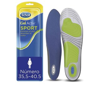Scholl gel activ sport women's insoles cushioning and odor absorption #size 35.5-40.5 1 u