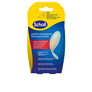 Scholl large anti-blister dressings 5 units