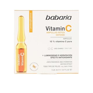 Babaria vitamin C antiox defense fiole cu ser facial