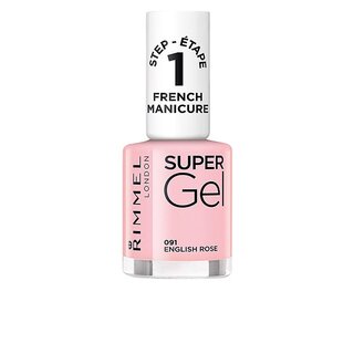 Lac de unghii cu efect de gel rimmel london french manicure #091-English rose