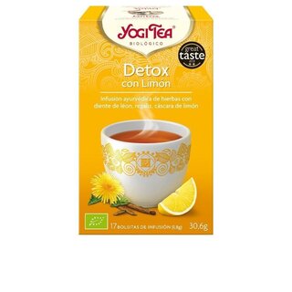 Yogitea ceai detoxifiere din flori de lotus si lamaie 17X1.8 gr