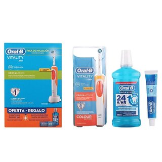 Oral-B vitality cross actionset pasta de dinticu periuta electrica 3 piese