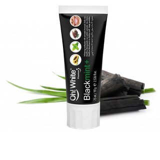 Blackmint+ toothpaste blanqueador con carbon 75 ml