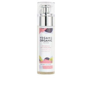 Vegan & Organic replenishing anti-ageing crema faciala-ten uscat
