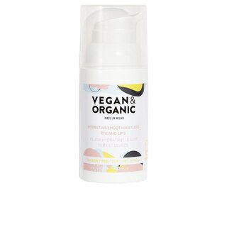 Vegan & Organic hydrating smoothing fluid zona ochilor si A buzelor