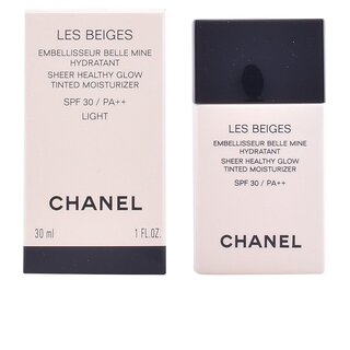 Chanel les beiges sheer healthy glow tinted moisturizer crema hidratanta nuantatoare cu efect de iluminare SPF 30 culoare 30Light 30 ml