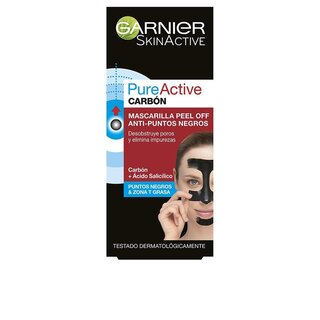 Garnier pure active carbon masca faciala peel-off anti puncte negre