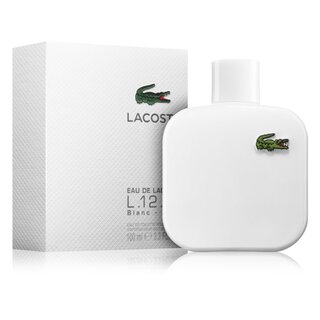 Eau de lacoste L.12.12 blanc pour homme edt spray 100 ml