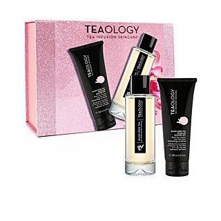 Teaology black rose tea  black rose tea peste tot eau de toilette spray 100 ml + black rose tea gel de duè micelare 100 ml set cadou pentru femei