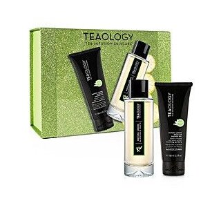 Teaology matcha lemon matcha lemon peste tot apa de toaleta spray 100 ml + matcha lemon micelara gel de duè 100 ml set cadou pentru femei