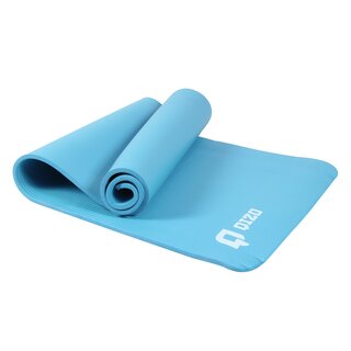 Saltea yoga/fitness dimensiuni 180 x 60 x 1 cm culoare albastru din spuma NBR