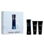 Armani armani code pour homme eau de toilette spray 75 ml + shower gel 75 ml + after shave balm 75 ml set cadou pentru barbati